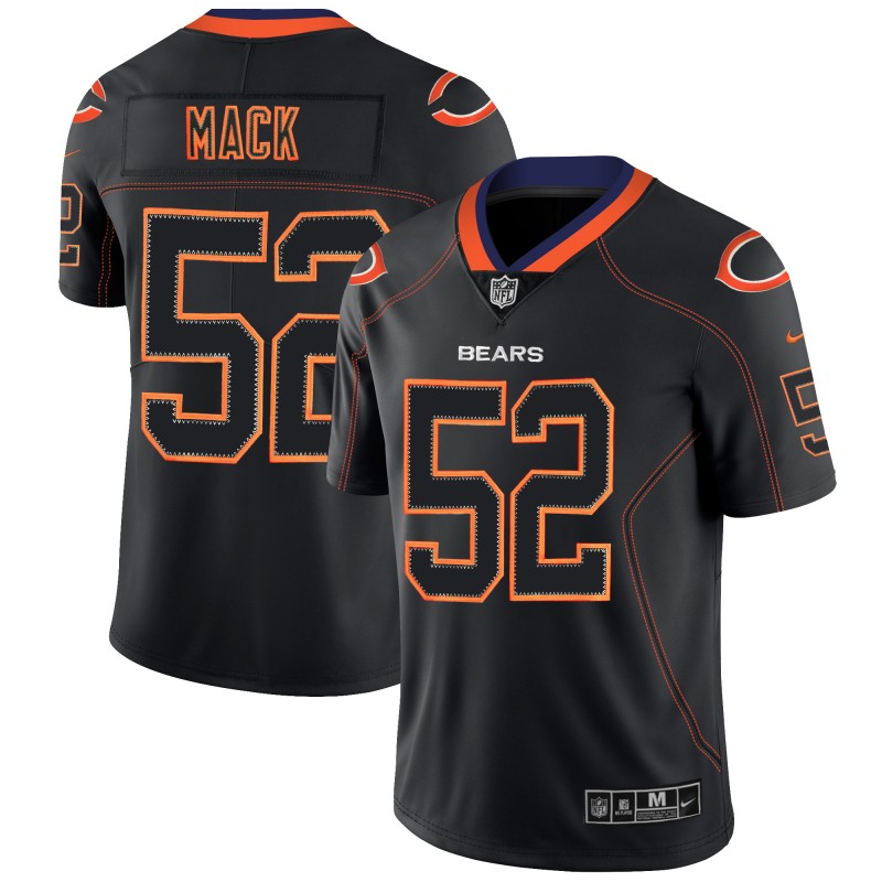 2018 Men Chicago Bears #52 Mack black Nike Vapor Untouchable Limited NFL Jerseys